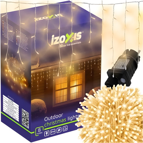 Tenda luminosa natale cascata - natale,