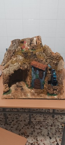 Scenario presepe natale con - scenario,