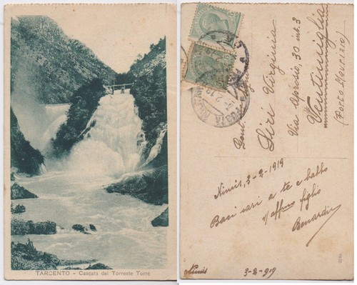 Tarcento cascata del - , torrente