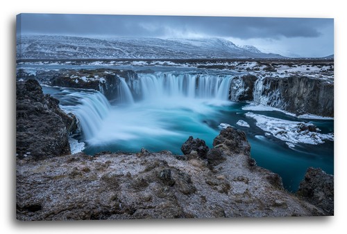 Tela cornice cascate del - tela/cornice,