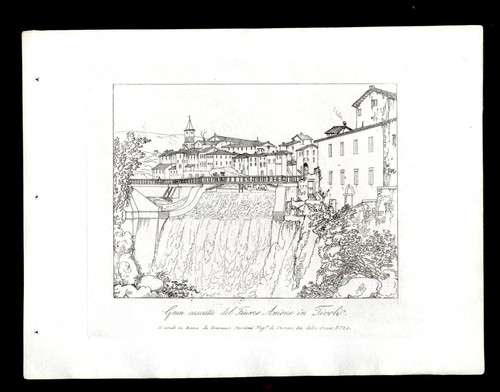 Cascata dell aniene tivoli - cascata, dell'aniene,