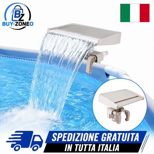 Fontana cascata piscina fuori - fontana,