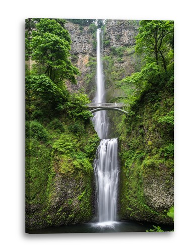 Tela cornice cascata fiume - tela/cornice,