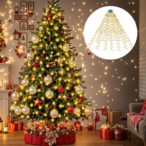 Luci albero natale 400 led - albero,