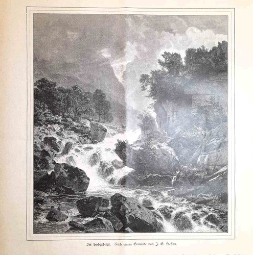 Stampa antica paesaggio - stampa,