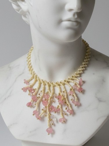 Collana cascata frange - a,