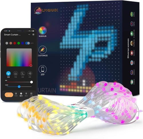 Led tenda luminosa cascata - led,